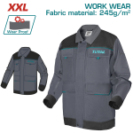 Geacă de lucru TOTAL XXL, 245 g/mp, cu întărituri Oxford și buzunare