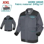 Geacă de lucru TOTAL XXL, 245 g/mp, cu întărituri Oxford și buzunare