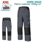 Pantaloni de lucru TOTAL XXL cu întărituri Oxford și buzunare multiple