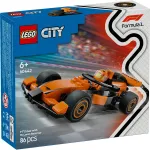 LEGO City Pilot F1 cu mașină de curse McLaren 60442, 6+ ani