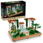 LEGO Icons Grădină cu Fântână 10359, set decorativ pentru adulți