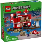 LEGO Minecraft Casa Mooshroom 21270, set de constructie cu 500 piese