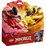 LEGO NINJAGO Pachet de lupta cu dragoni Spinjitzu 71826, 186 piese
