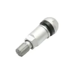 Valvă roată tubeless TR5 din aluminiu, compatibilă TPMS, argintie