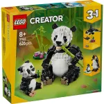 LEGO Creator 3 in 1 Animale Salbatice: Familia de Ursi Panda 31165