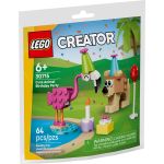 LEGO Creator Petrecere cu Animalute 30715, set de constructie 64 piese