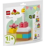 LEGO DUPLO Tort aniversar 30712, set educativ cu numere, 9 piese