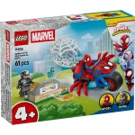 LEGO Marvel Spidey pe motocicletă vs Rhino 11206, set 61 piese