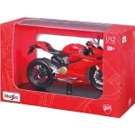 Motocicletă Maisto Ducati 1199 Panigale din metal cu stand, scara 1:12