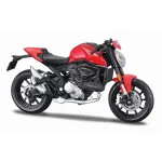 Motocicletă Maisto Ducati Monster metalică cu stand, ediție specială 1:18
