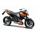 Motocicletă Maisto KTM 690 Duke metalică cu stand, ediție specială 1:18