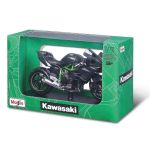 Motocicletă Maisto Kawasaki Ninja H2 R din metal, cu stand, scara 1:12