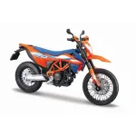 Motocicletă Maisto KTM 690 SMC portocalie, ediție specială, scara 1:18