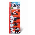 Set 4 utilaje Bobcat Maisto die-cast cu piese mobile pentru copii