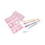 Set tatuaje temporare pentru copii Martinelia cu 4 markere si sabloane