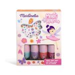 Set pentru unghii copii Martinelia Magic Ballet cu 4 lacuri si stickere