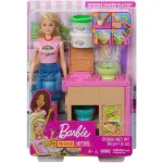 Set de joacă Barbie pentru pregătit noodles cu păpușă și accesorii