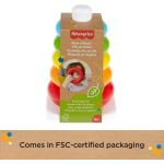 Piramidă cu inele Fisher-Price Rock-a-Stack pentru bebeluși 6+ luni