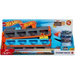 Transportator Hot Wheels 2 in 1 cu pista si 3 masinute incluse
