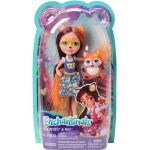 Papusa Enchantimals Felicity Fox cu animalutul Flick, Mattel