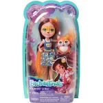 Papusa Enchantimals Felicity Fox cu animalutul Flick, Mattel
