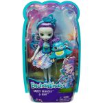 Papusa Enchantimals Patter Peakcock cu figurina Flap, paun