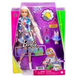 Păpușă Barbie Extra Flower Power cu accesorii și iepuraș