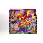 Set de joaca T-Racers Cursa Dragonului cu dragon si masinuta exclusiva