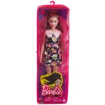 Papusa Barbie Fashionistas Satena cu rochie florală și adidași roz