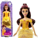 Papusa Disney Princess Belle articulata cu rochie stralucitoare si accesorii