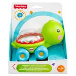 Jucărie de împins Fisher-Price Țestoasă cu biluțe și sunete, 6+ luni