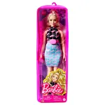 Păpușă Barbie Fashionistas blondă cu ținută modernă și accesorii