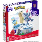 Set construcție Pokémon MEGA Ziua cu zăpadă a lui Piplup și Sneasel