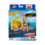 Set de joaca Hot Wheels City Explorer Speedy Pizza Pick Up cu masinuta