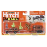 Set Matchbox Hitch & Haul Jeep Wagoneer cu remorcă Pony Trailer 1:64