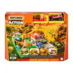 Set Matchbox Action Drivers Canion cu sunete si lumini, masina inclusa