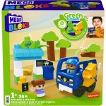 Set construcție Mega Bloks Green Town Autobuz electric, 34 piese