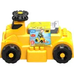 Vehicul de construit CAT Mega Bloks pentru copii 1-3 ani, 10 piese