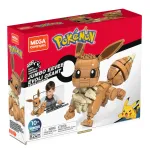 Pokemon MEGA Construx Eevee Jumbo articulat, set de constructie 824 piese