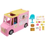 Camionul Barbie pentru limonadă, set de joacă cu 25 accesorii