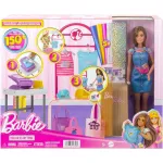 Set Barbie Magazin de Imprimat cu papusa si accesorii creative