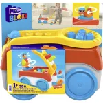 Set de construcție Mega Bloks cu 20 piese și cărucior rotativ