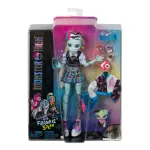 Păpușă Monster High Frankie Stein cu animaluț și accesorii Mattel