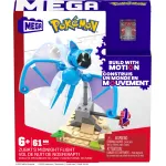 Set de construcție Pokémon MEGA Zborul de noapte al lui Zubat, 61 piese