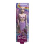 BARBIE DREAMTOPIA PAPUSA SIRENA CU PAR MOV SI COADA MOV