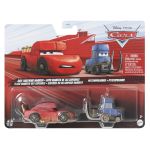 Set 2 masinute metalice Cars 3 Fulger McQueen si Pitstoposaurus Mattel