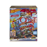 Garaj Hot Wheels City Ultimate cu 4 niveluri, dragon si 2 masini