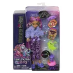 Papusa Monster High Clawdeen Creepover Party cu accesorii