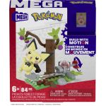 Set de construcție MEGA Pokémon Pichu în pădure, 84 piese