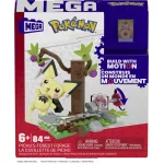 Set de construcție MEGA Pokémon Pichu în pădure, 84 piese